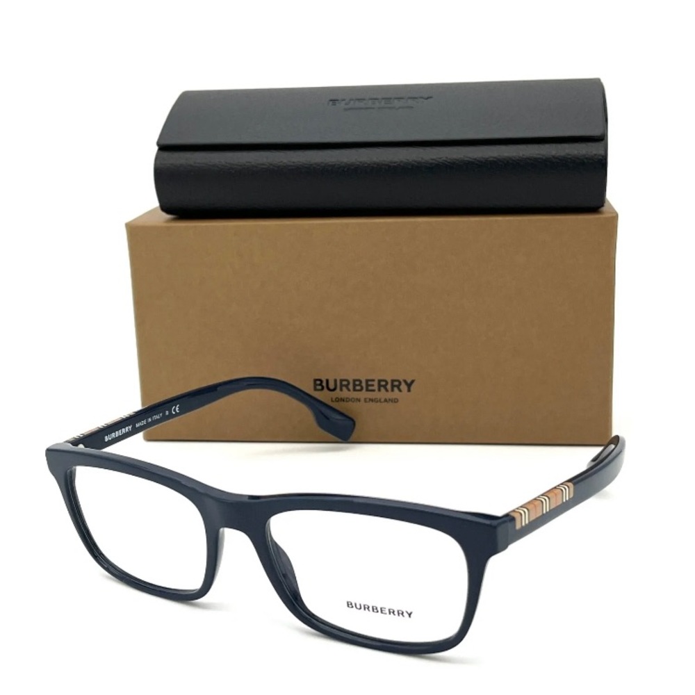 BURBERRY ELM BE2334 3961 Dark Blue / Demo Lens 55mm Eyeglasses - Picture 3 of 8